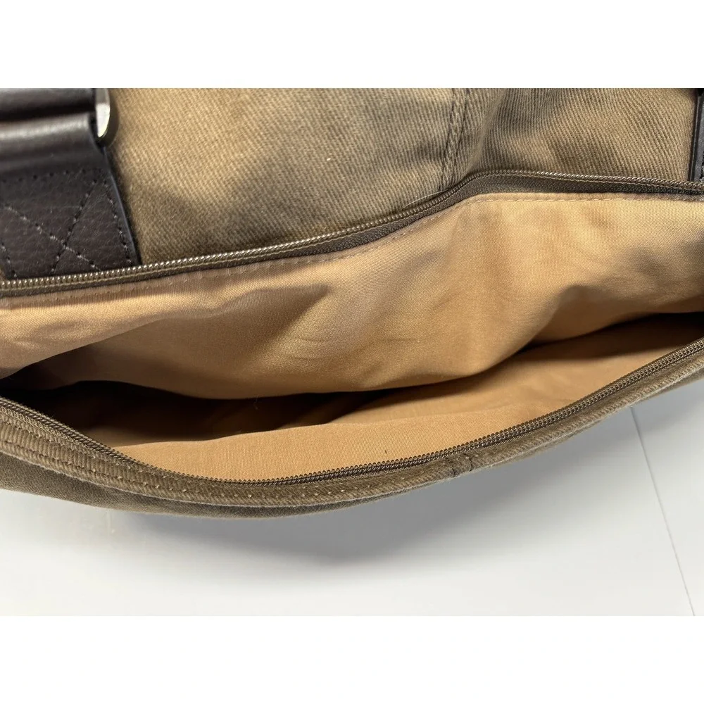Marc New York Essex Men's Duffel Bag, Tan, Andrew Marc Canvas Leather